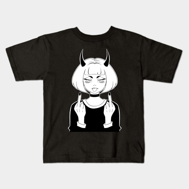 bad day Kids T-Shirt by lalalychee